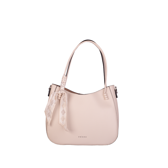 Elysees Hobo Bag with Scarf Accent