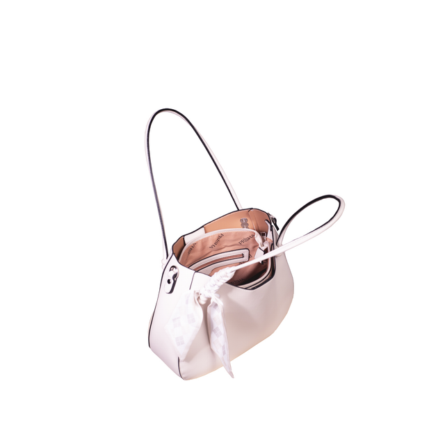 Elysees Hobo Bag with Scarf Accent